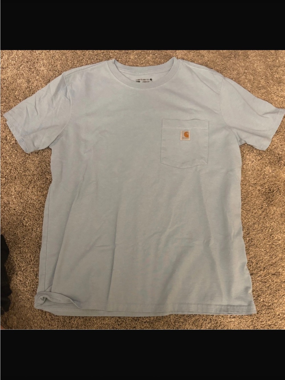 Carhartt Women’s Pocket Tee in Light Blue
